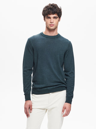 Maglia Girocollo Uomo Costine nel Giromanica QB24