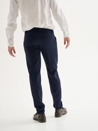 Pantaloni Uomo Slim-fit da Completo Texture QB24