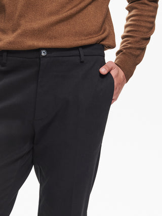 Pantaloni Regular-Fit Uomo in Gabardina QB24