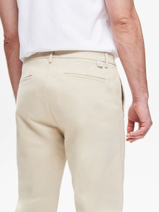 Pantaloni Regular-Fit Uomo in Gabardina QB24