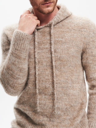 Maglia con Cappuccio Uomo Garzata  QB24