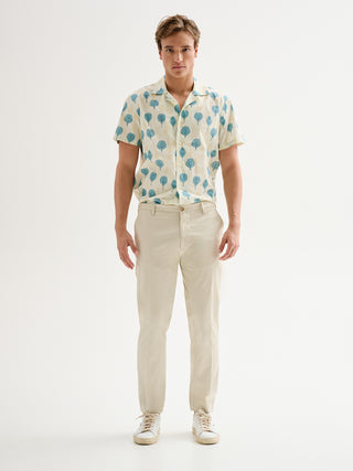 Pantaloni Uomo Rregular-Fit Rasatello QB24