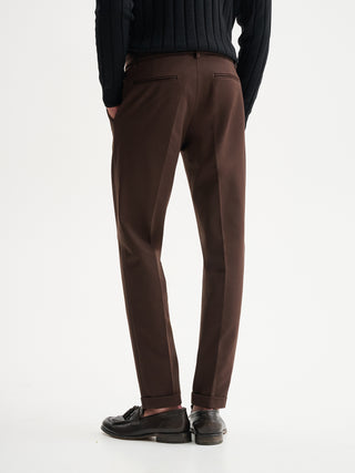PANTALONI SLIM-FIT DA COMPLETO IN PUNTO MILANO