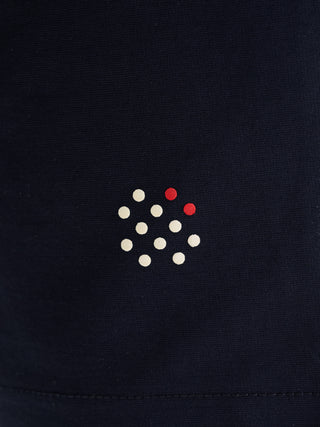 BERMUDA IN PUNTO MILANO CON COULISSE - BLU