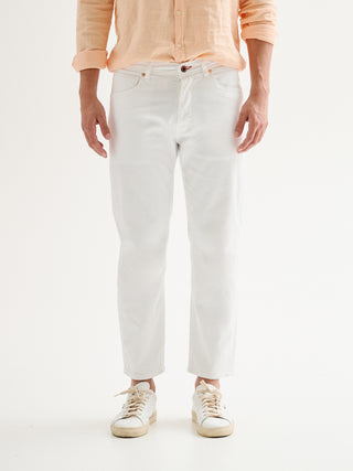 Jeans Uomo Bull Denim Regular-Fit Cropped QB24