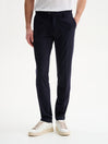 PANTALONI SLIM FIT DA COMPLETO IN PUNTO MILANO - BLU