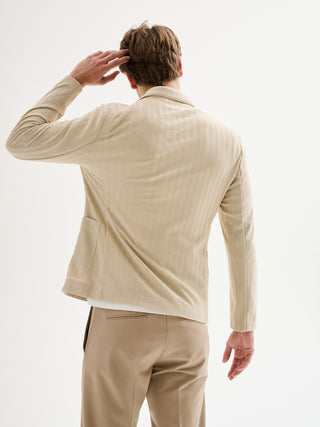 Giacca Uomo Destrutturata Herringbone QB24