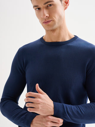 Maglia Uomo Girocollo Basic Cotone Crepe QB24