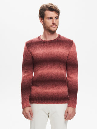 Maglia Girocollo Uomo effetto Degradè QB24