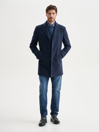 CAPPOTTO TRE BOTTONI IN PANNO SOFT