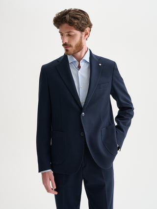 GIACCA DUE BOTTONI DA COMPLETO CON TEXTURE