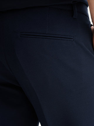 PANTALONI SLIM-FIT DA COMPLETO CON TEXTURE