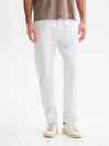 JEANS BULL DENIM REGULAR FIT CROPPED - BIANCO