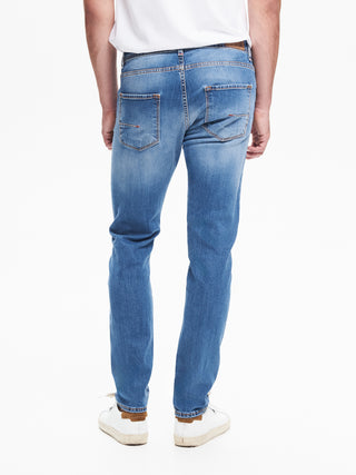 Jeans Slim-Fit Uomo Blu QB24