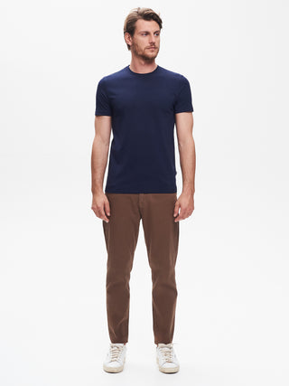 T-shirt Girocollo Uomo Blu QB24