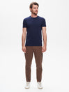 T-shirt Girocollo Uomo Blu QB24