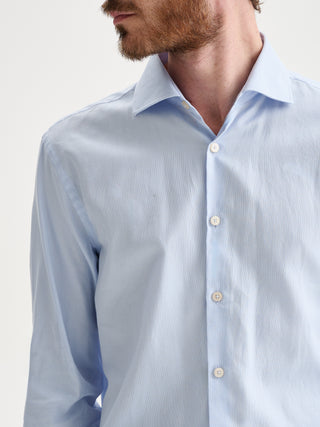 CAMICIA ARMATURATA CON COLLO ALLA FRANCESE