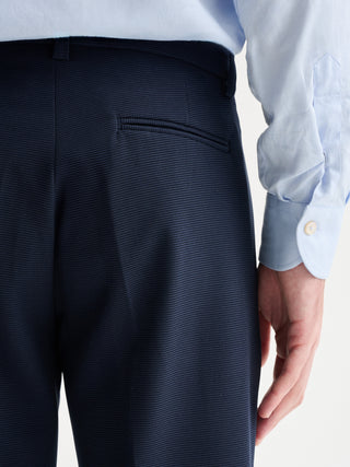 PANTALONI SLIM-FIT DA COMPLETO CON TEXTURE