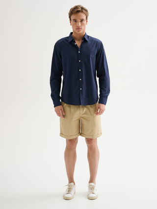Camicia Uomo Cotone Collo Italiano QB24