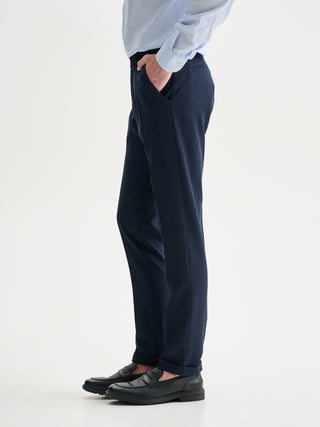 PANTALONI SLIM-FIT DA COMPLETO CON TEXTURE