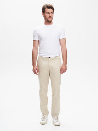 Pantaloni Regular-Fit Uomo in Gabardina QB24