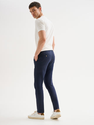 Pantaloni Chinos Uomo Slim-fit Basic QB24