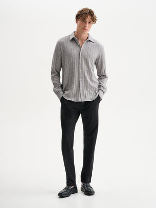 CAMICIA IN TESSUTO A MAGLIA
