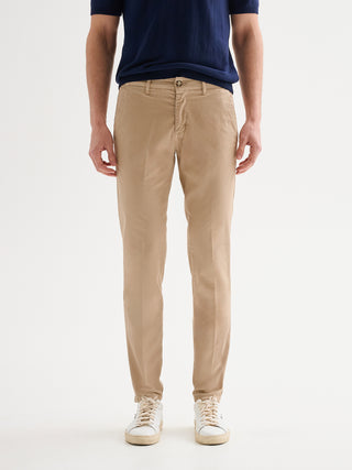 Pantaloni Chinos Uomo Slim-fit Basic QB24
