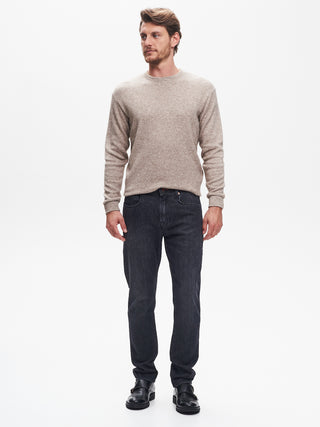 Jeans Slim-Fit Uomo Nero QB24