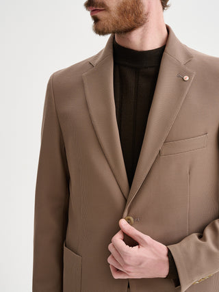 GIACCA DUE BOTTONI DA COMPLETO CON TEXTURE