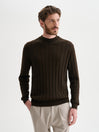 MAGLIA MOCK NECK CON COSTE OPERATE