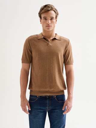 Polo Uomo in Maglia Tinto a Freddo QB24