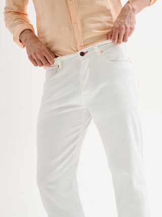 Jeans Uomo Bull Denim Regular-Fit Cropped QB24