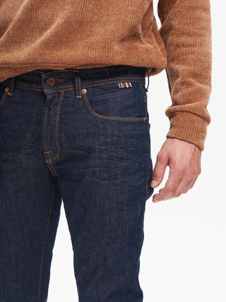Jeans Slim-Fit Uomo Raw Blu QB24