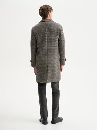 CAPPOTTO FANTASIA PIED DE POULE