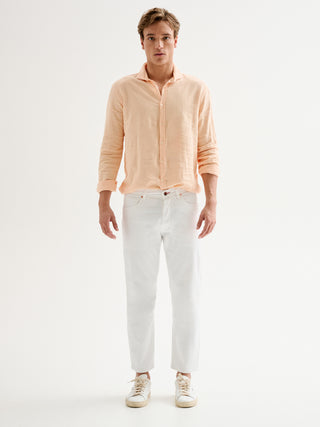 Jeans Uomo Bull Denim Regular-Fit Cropped QB24