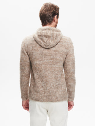 Maglia con Cappuccio Uomo Garzata  QB24
