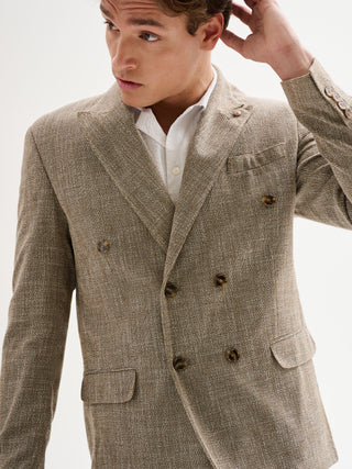 Giacca Uomo Doppiopetto Melange QB24