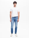 Jeans Slim-Fit Uomo Blu QB24