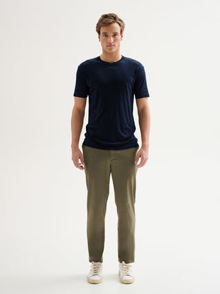 T-shirt Uomo Girocollo Tencel QB24