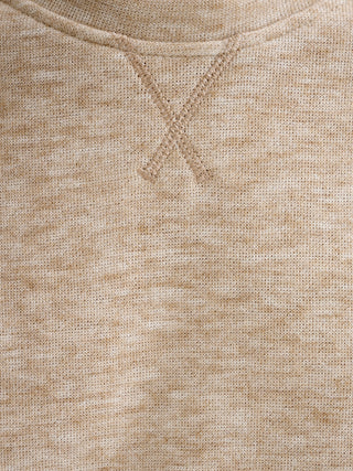 FELPA GIROCOLLO IN MAGLIA TAGLIATA