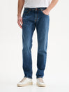 JEANS SLIM FIT LAVAGGIO MEDIO - BLU