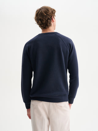FELPA GIROCOLLO IN MAGLIA TAGLIATA