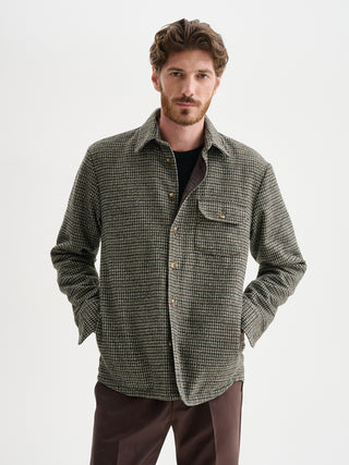 OVERSHIRT FANTASIA PIED DE POULE MULTICOLOR