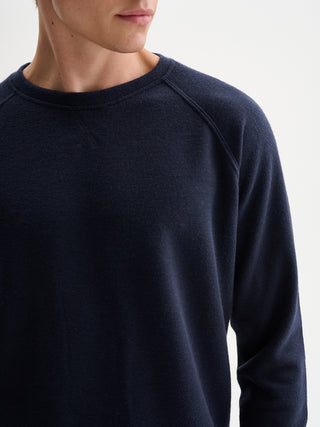 FELPA GIROCOLLO IN MAGLIA TAGLIATA
