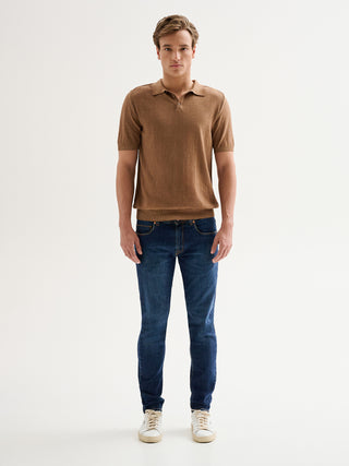 Polo Uomo in Maglia Tinto a Freddo QB24