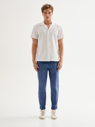 Camicia Uomo Bowling In Seersucker QB24