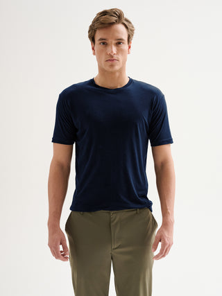 T-shirt Uomo Girocollo Tencel QB24