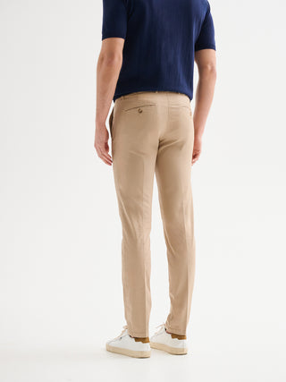 Pantaloni Chinos Uomo Slim-fit Basic QB24